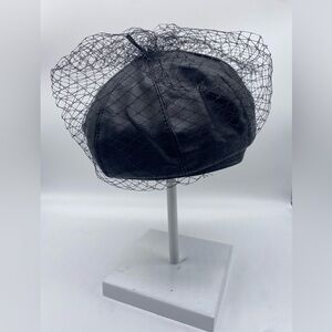 Vegan Leather Beret